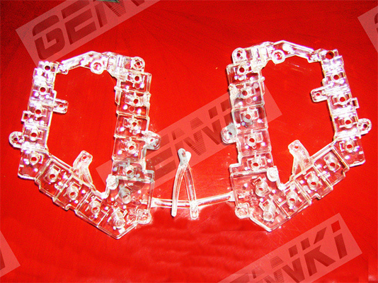 NAK80 P20 H13 Car Headlight Housing 2 Cavity Automotive Plastic Injection